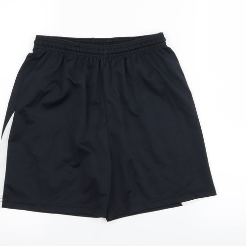 Preworn Boys Black   Sweat Shorts Size XL