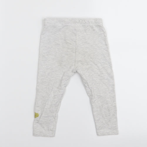 so cute Girls Grey   Jogger Leggings Size 9-12 Months  - LEGGINGS