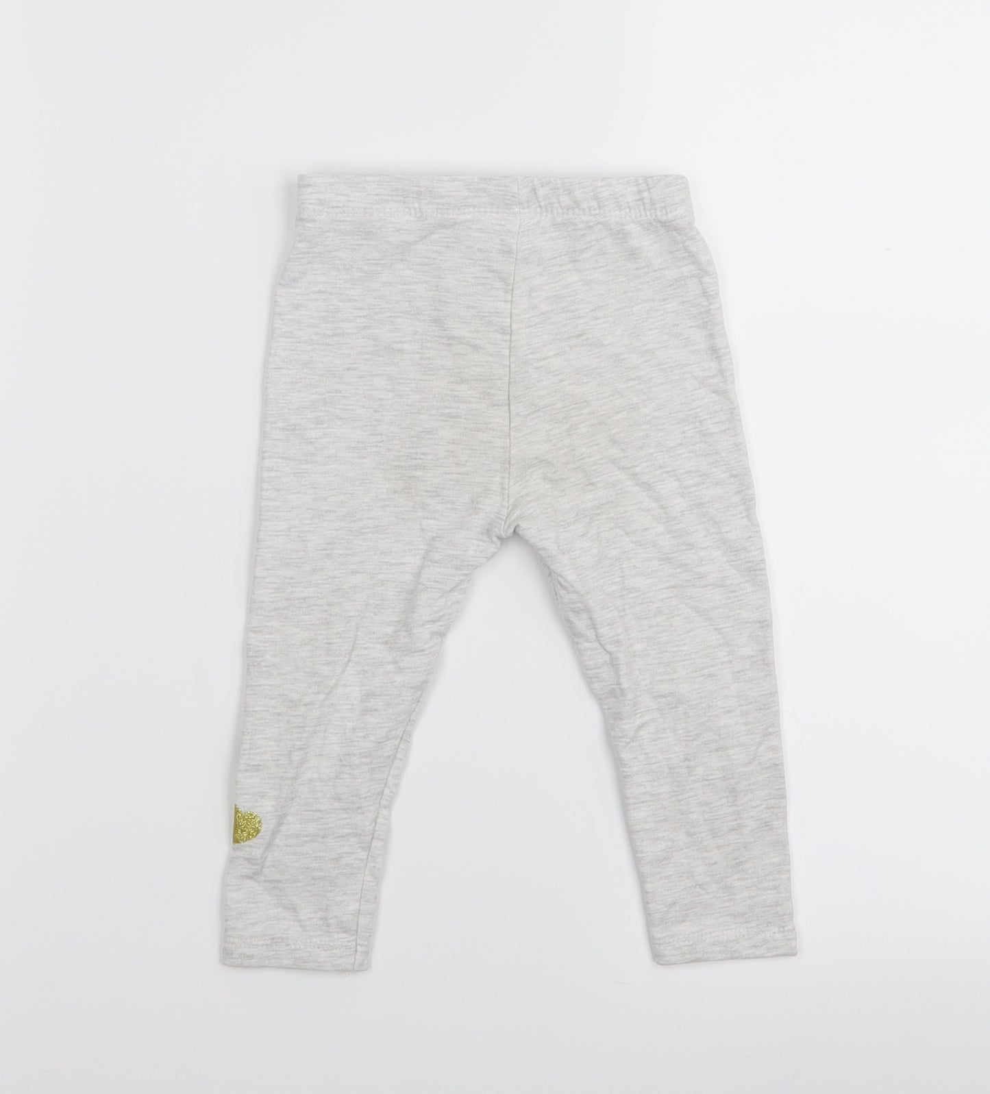 so cute Girls Grey   Jogger Leggings Size 9-12 Months  - LEGGINGS