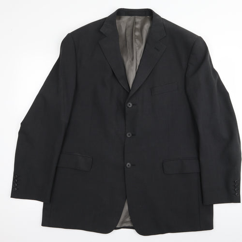 rival urban Mens Black   Jacket Blazer Size 42
