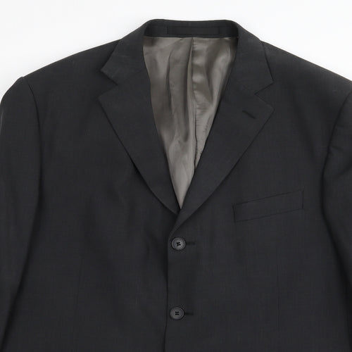 rival urban Mens Black   Jacket Blazer Size 42