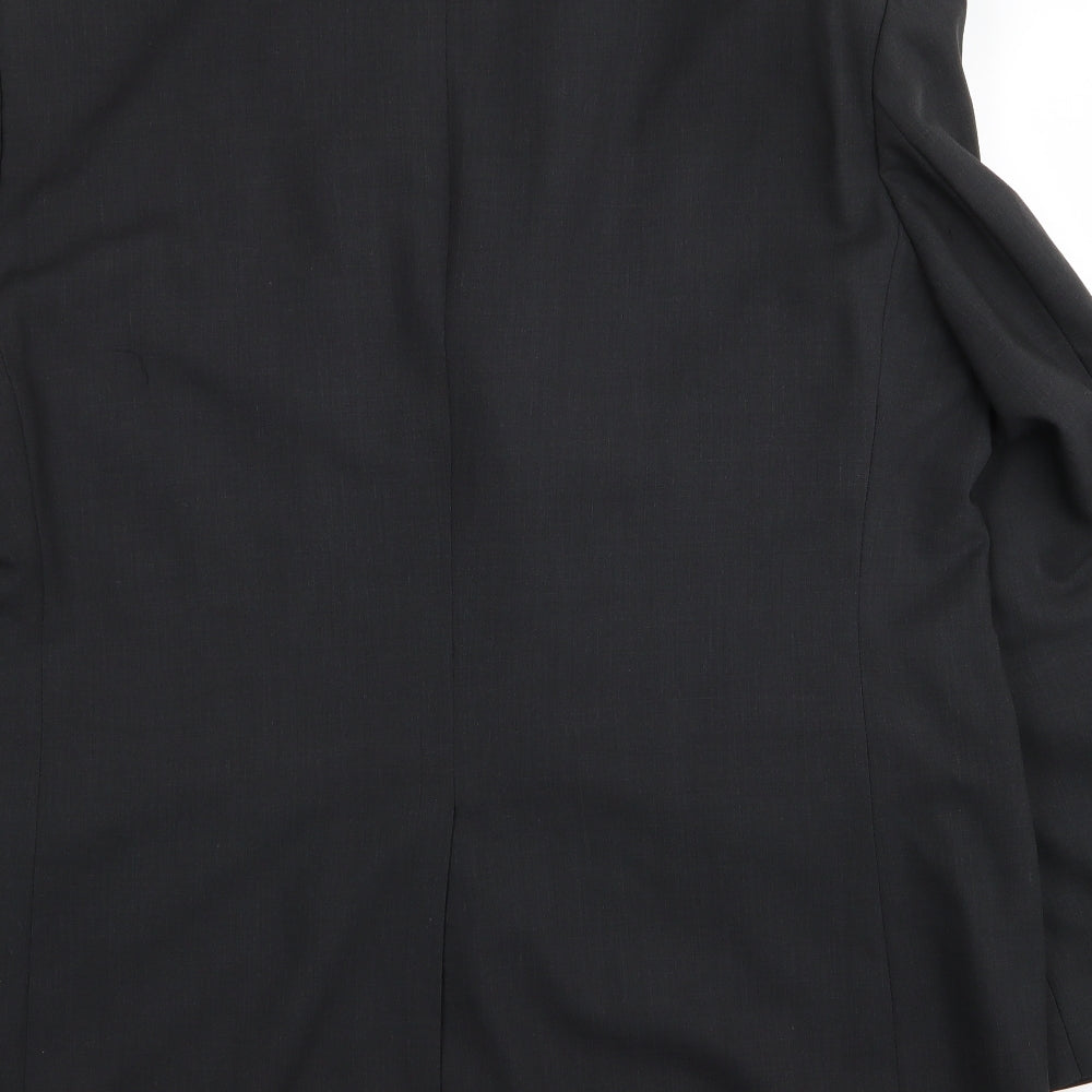 rival urban Mens Black   Jacket Blazer Size 42
