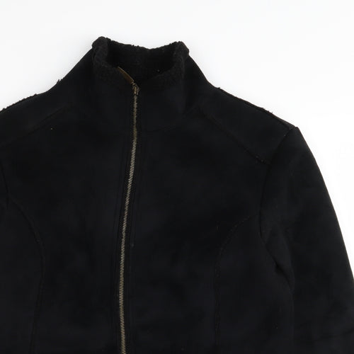 Per Una Womens Black   Jacket Coat Size M