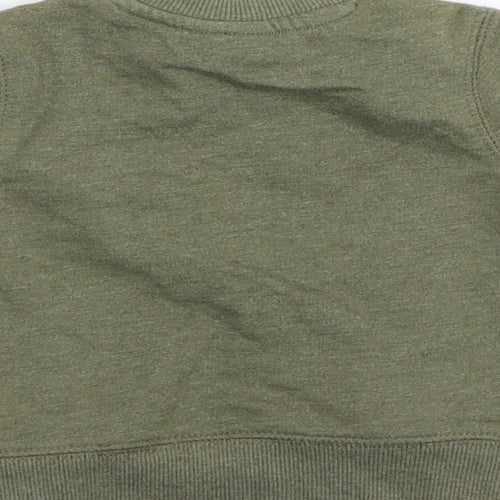 F&F Boys Green   Pullover Jumper Size 0-3 Months