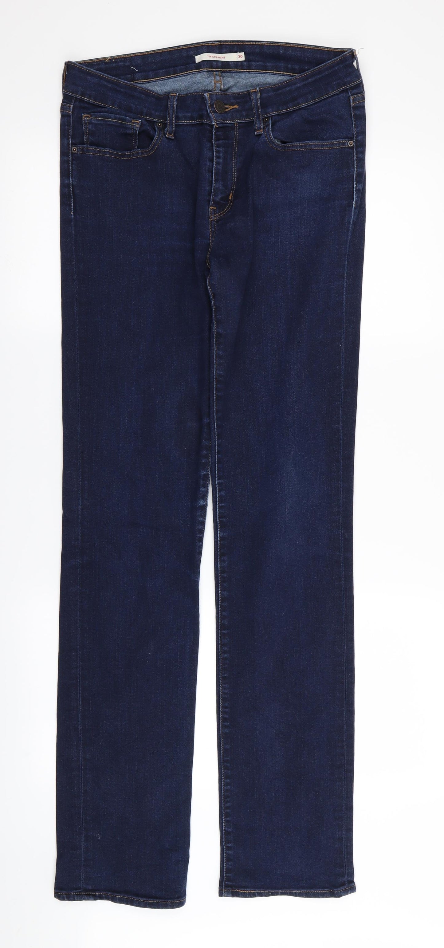 levi Womens Blue   Straight Jeans Size 30 in L34 in