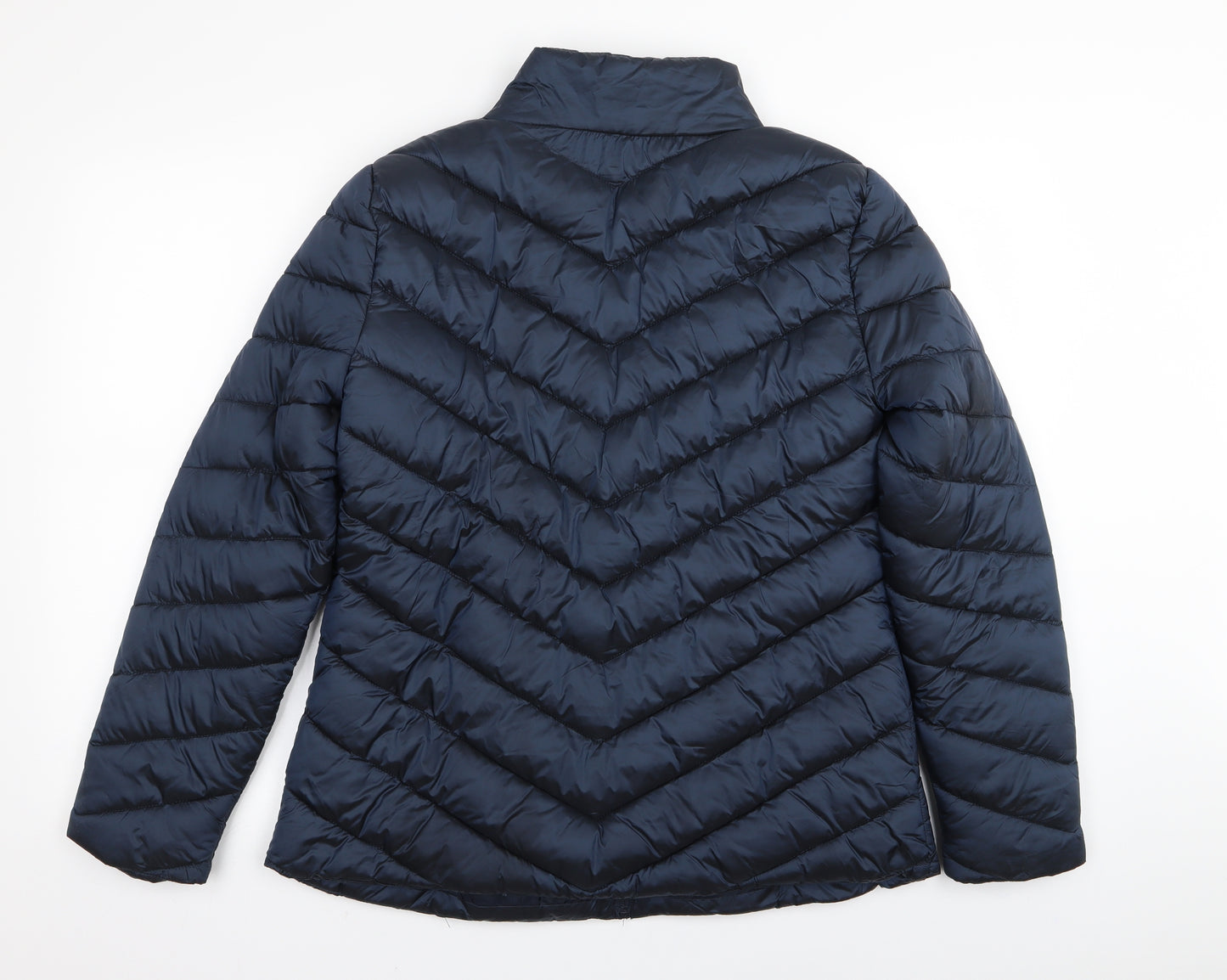Peacocks Womens Blue   Puffer Jacket Coat Size 12