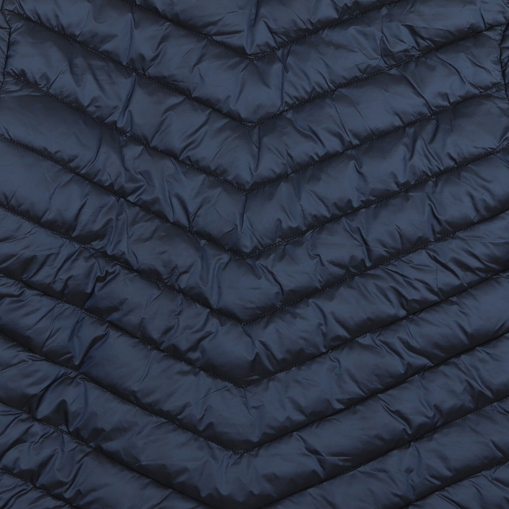 Peacocks Womens Blue   Puffer Jacket Coat Size 12