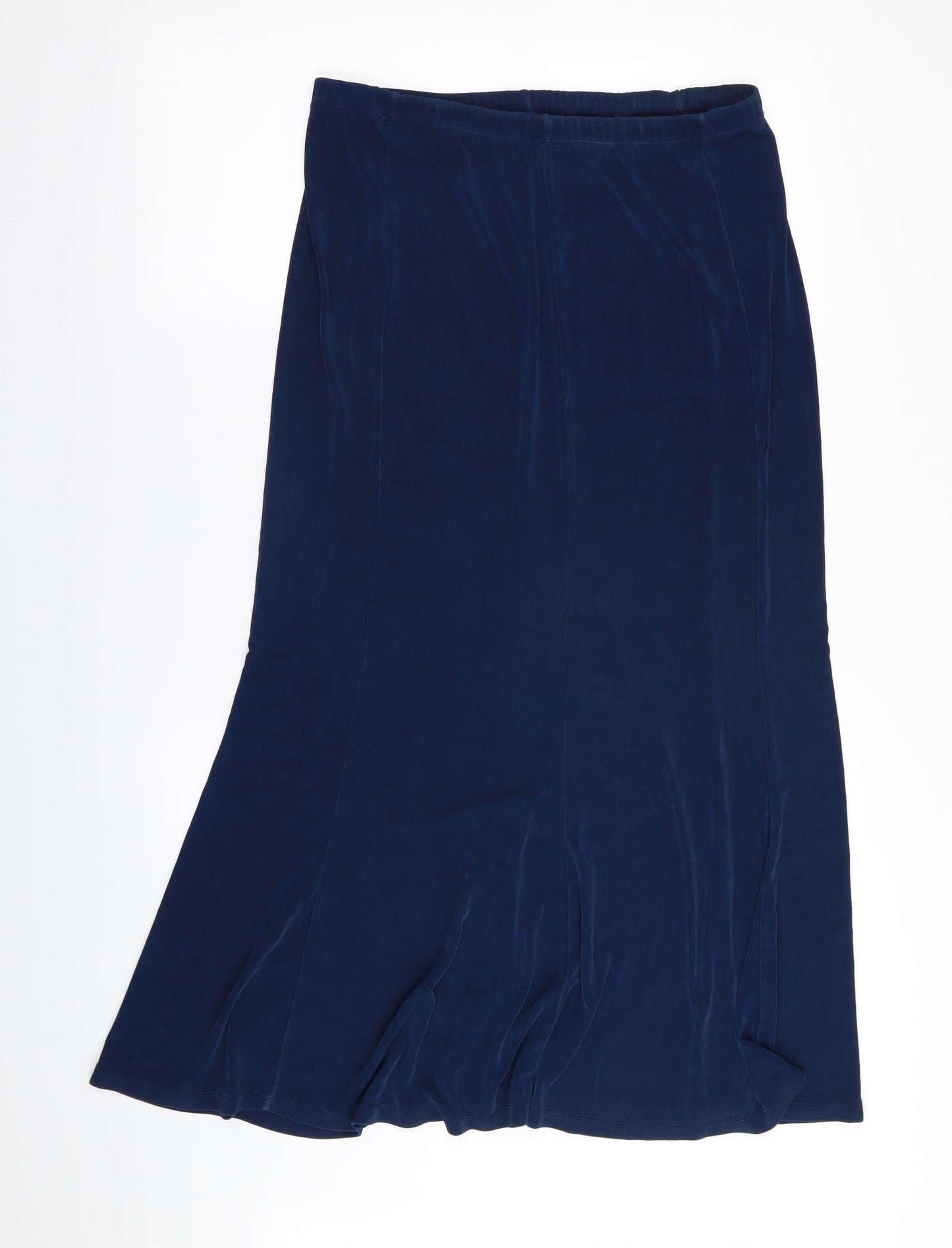 kim&co Womens Blue   Flare Skirt Size L