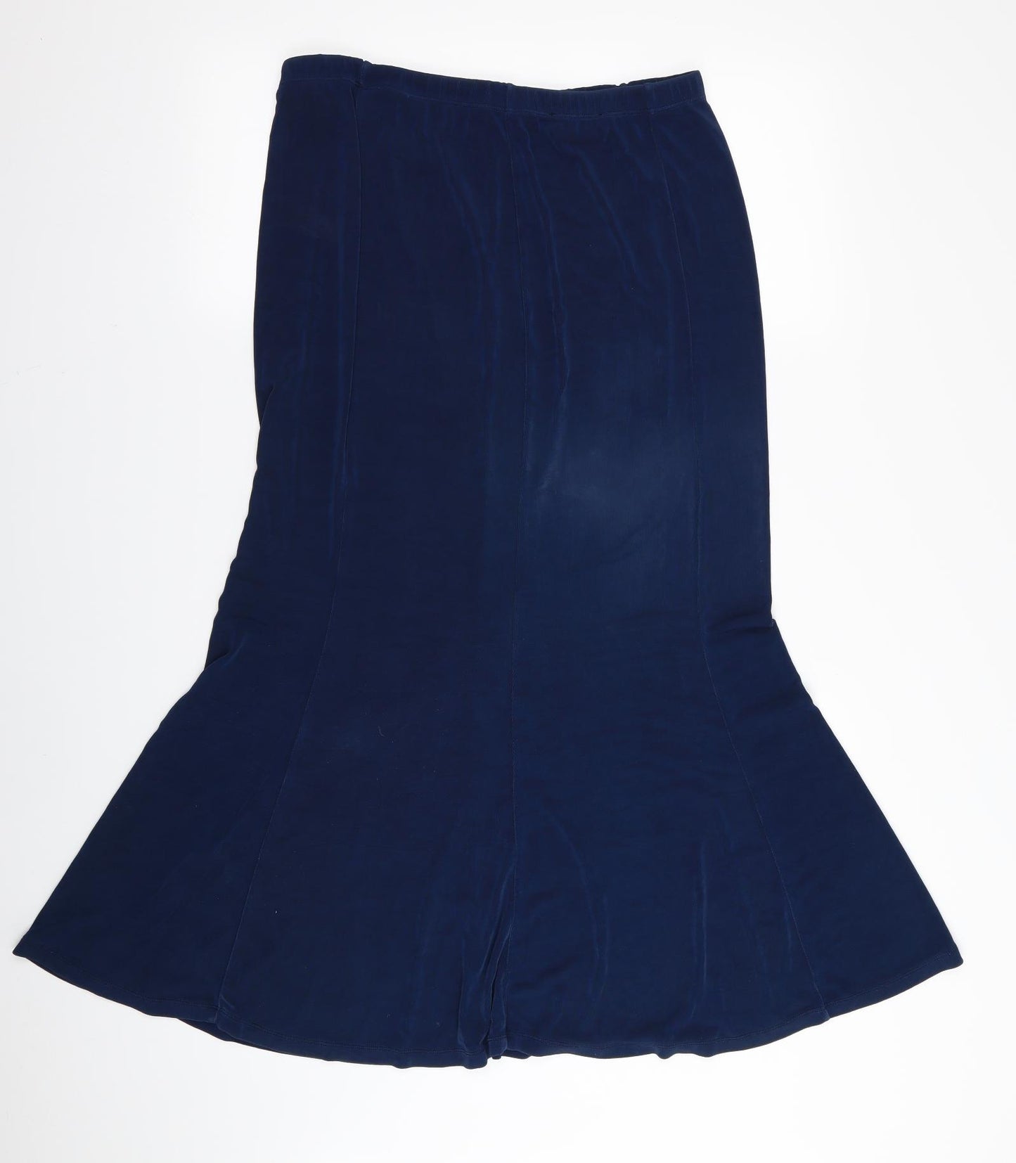 kim&co Womens Blue   Flare Skirt Size L