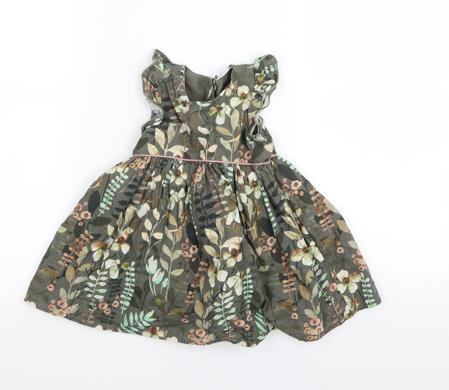 NEXT Girls Multicoloured Floral  Fit & Flare  Size 9-12 Months