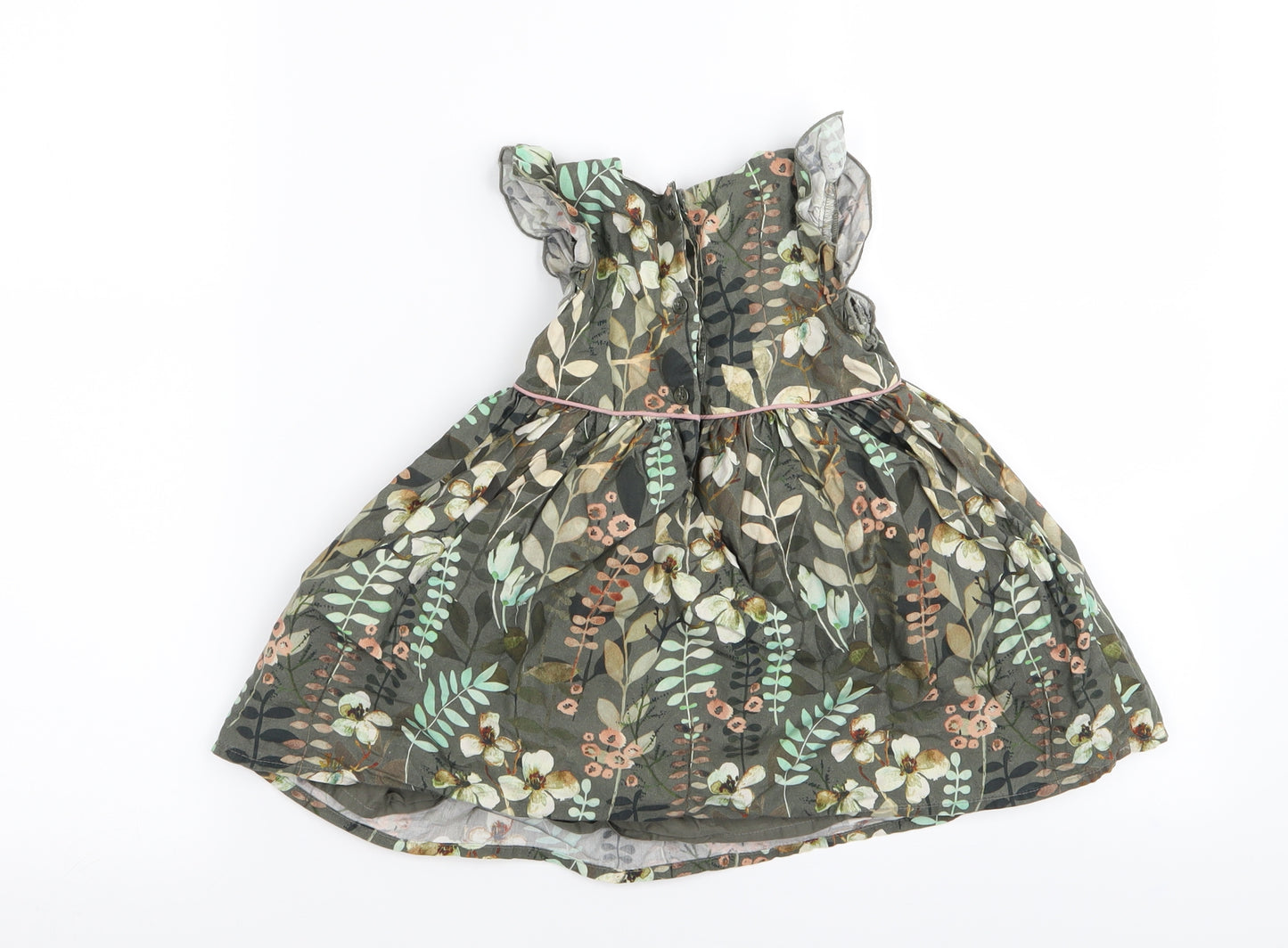 NEXT Girls Multicoloured Floral  Fit & Flare  Size 9-12 Months