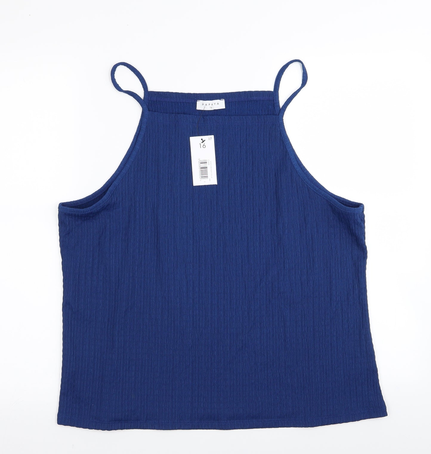 Papaya Womens Blue   Camisole Tank Size 16