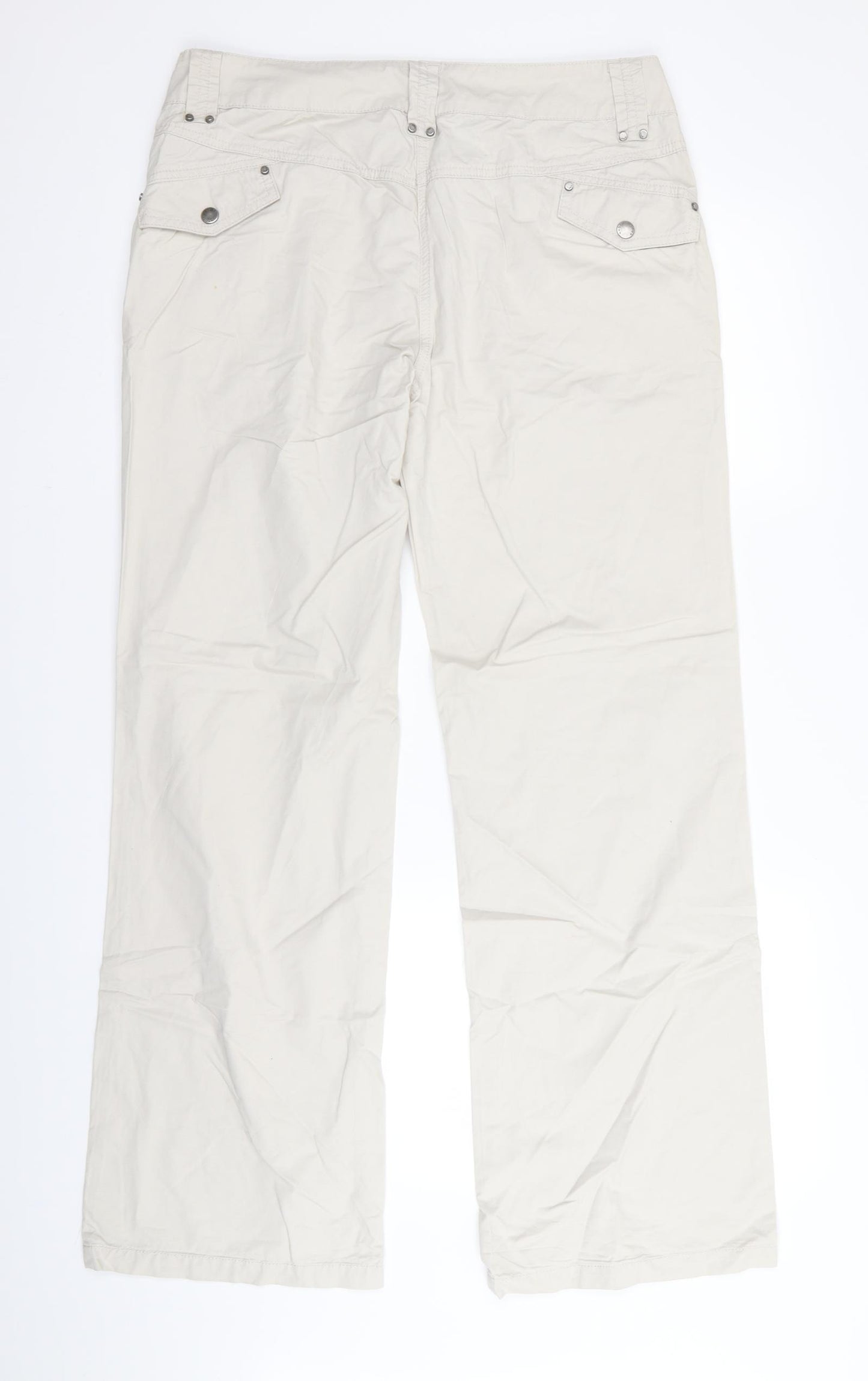 RJR.John Rocha Womens Beige   Trousers  Size 14 L32 in