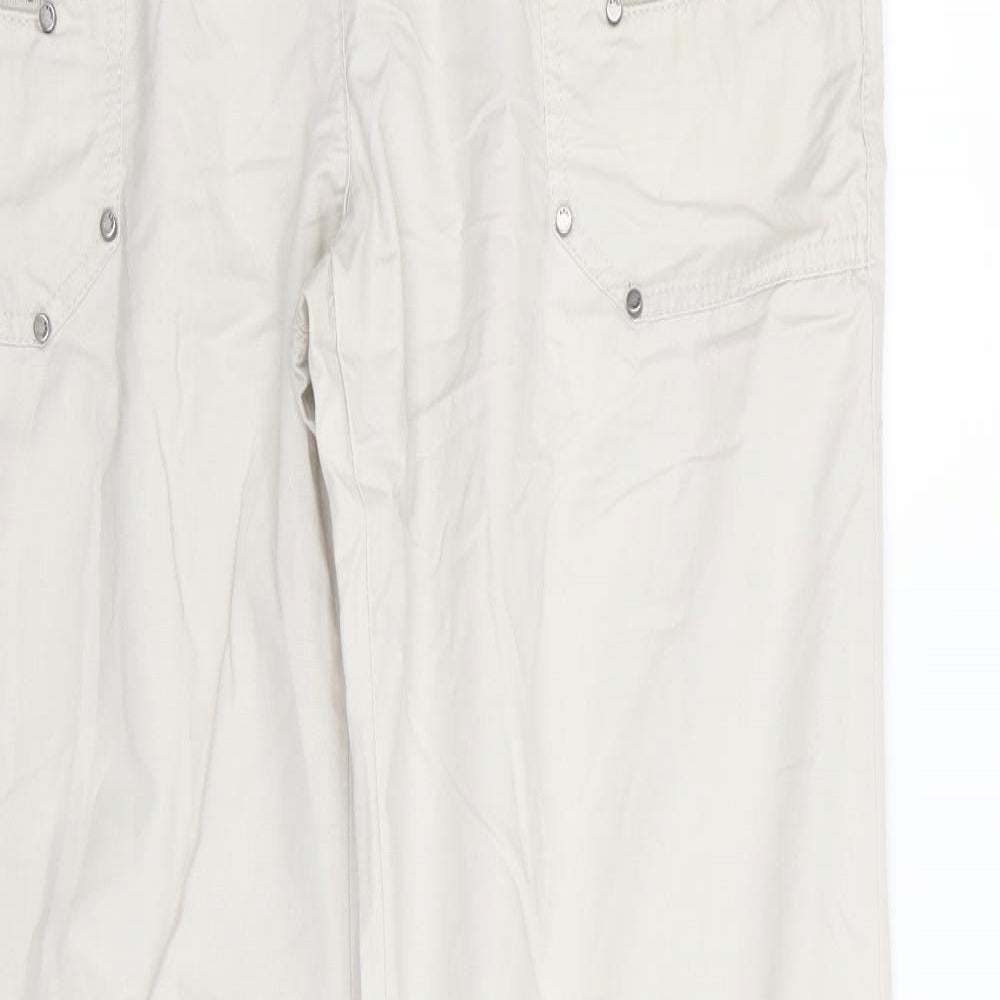 RJR.John Rocha Womens Beige   Trousers  Size 14 L32 in