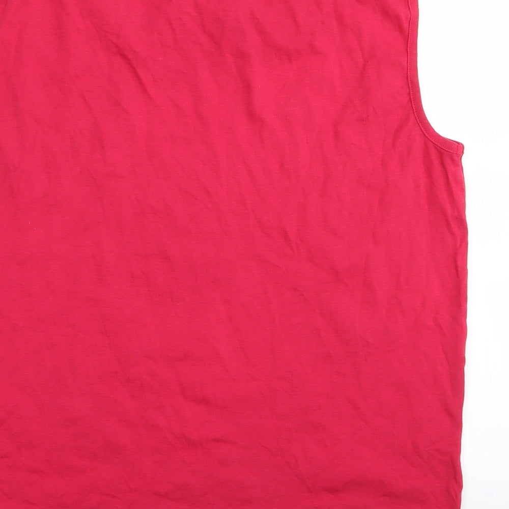 Preworn Womens Pink   Basic Tank Size 24