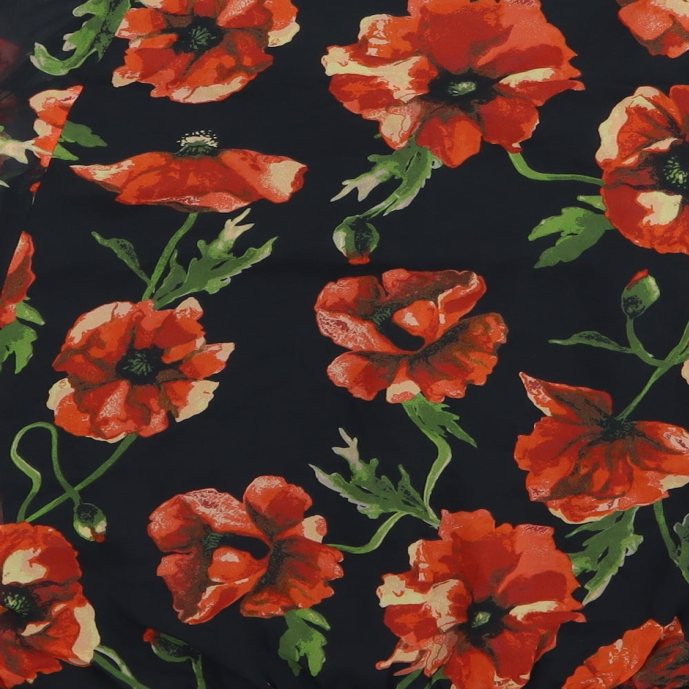 Asda George Womens Multicoloured Floral  Basic Blouse Size 8
