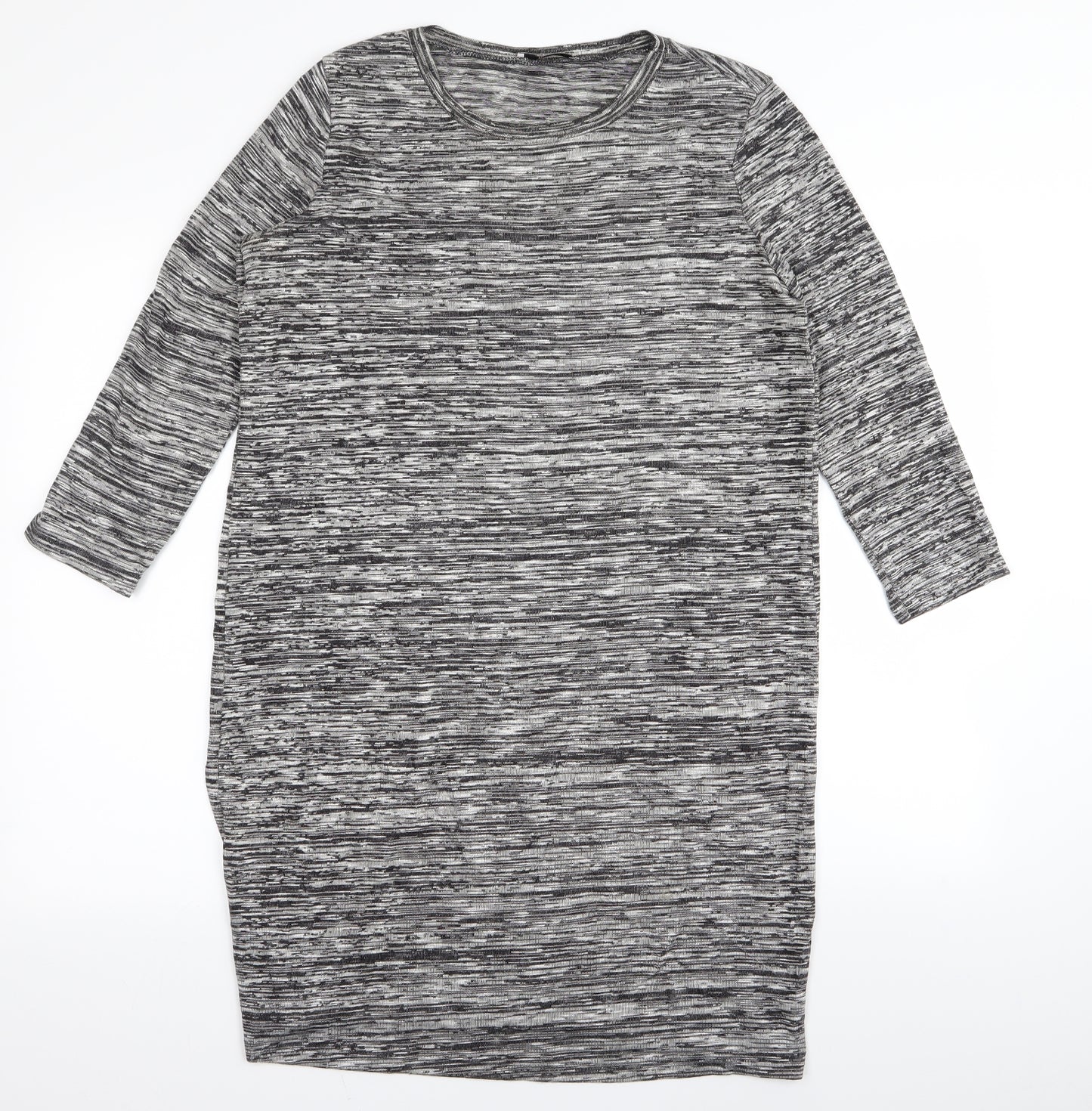 TU Womens Grey   T-Shirt Dress  Size 12