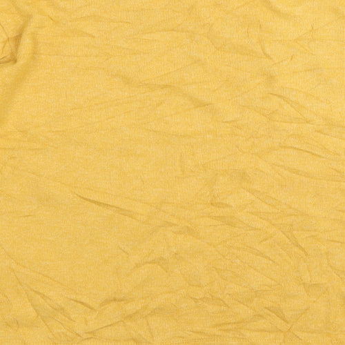M&Co Womens Yellow   Basic T-Shirt Size 12  - blouse/jumper