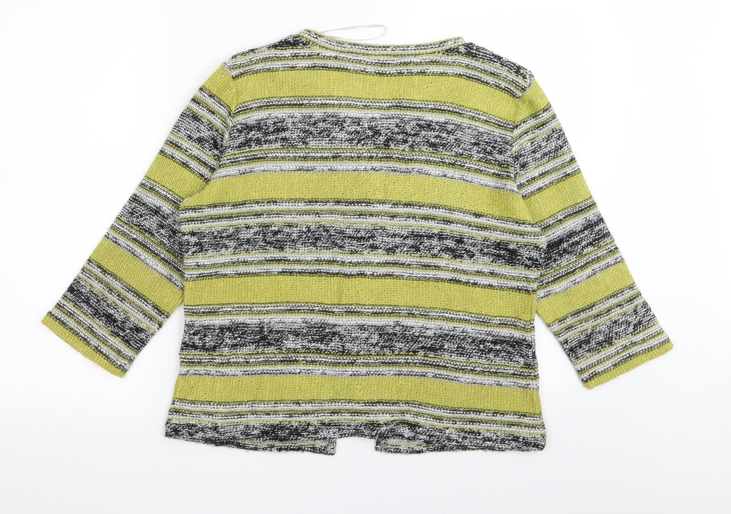 Per Una Womens Multicoloured Striped  Cardigan Jumper Size M