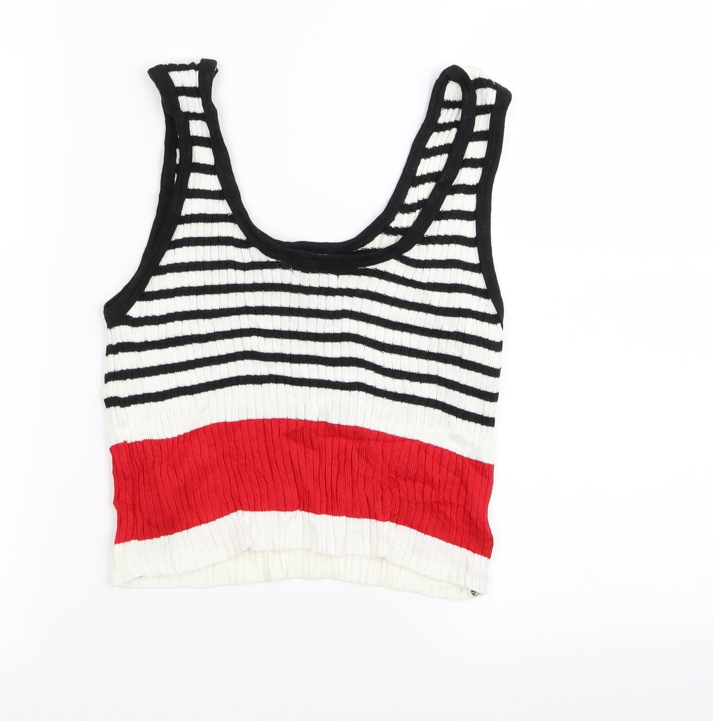 New Look Womens Multicoloured Striped  Basic Tank Size 12