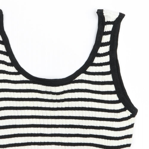 New Look Womens Multicoloured Striped  Basic Tank Size 12
