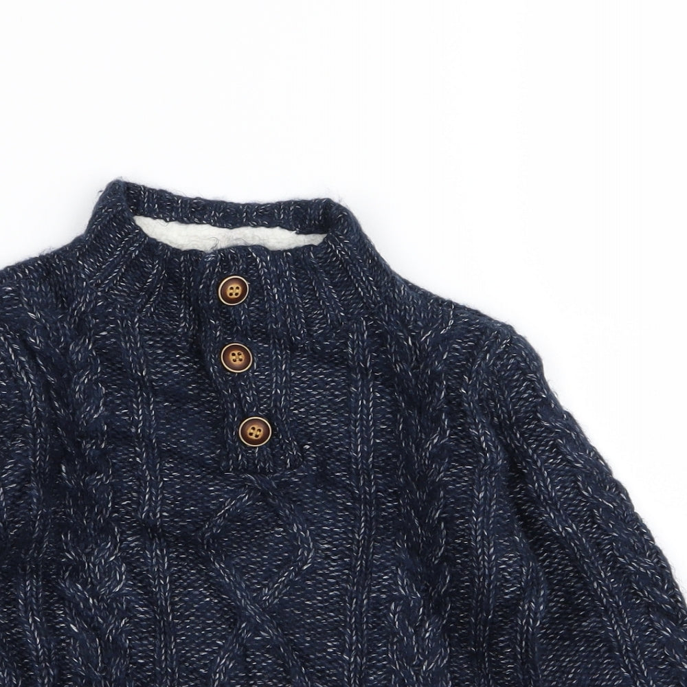 Matalan Boys Blue   Pullover Jumper Size 3-4 Years