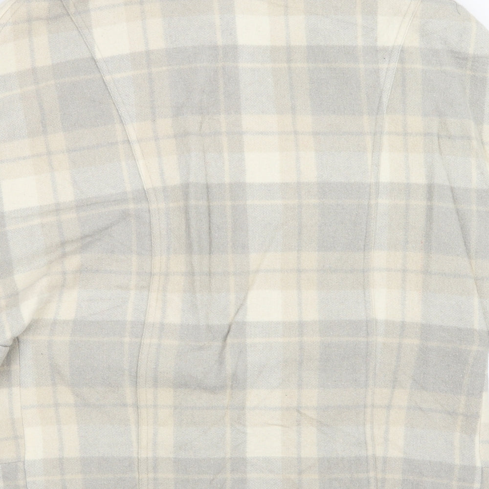 H&M Womens Grey Check  Jacket  Size 6