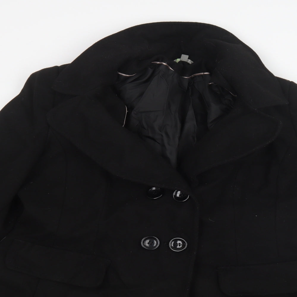 Marks and Spencer Womens Black   Parka Coat Size 14