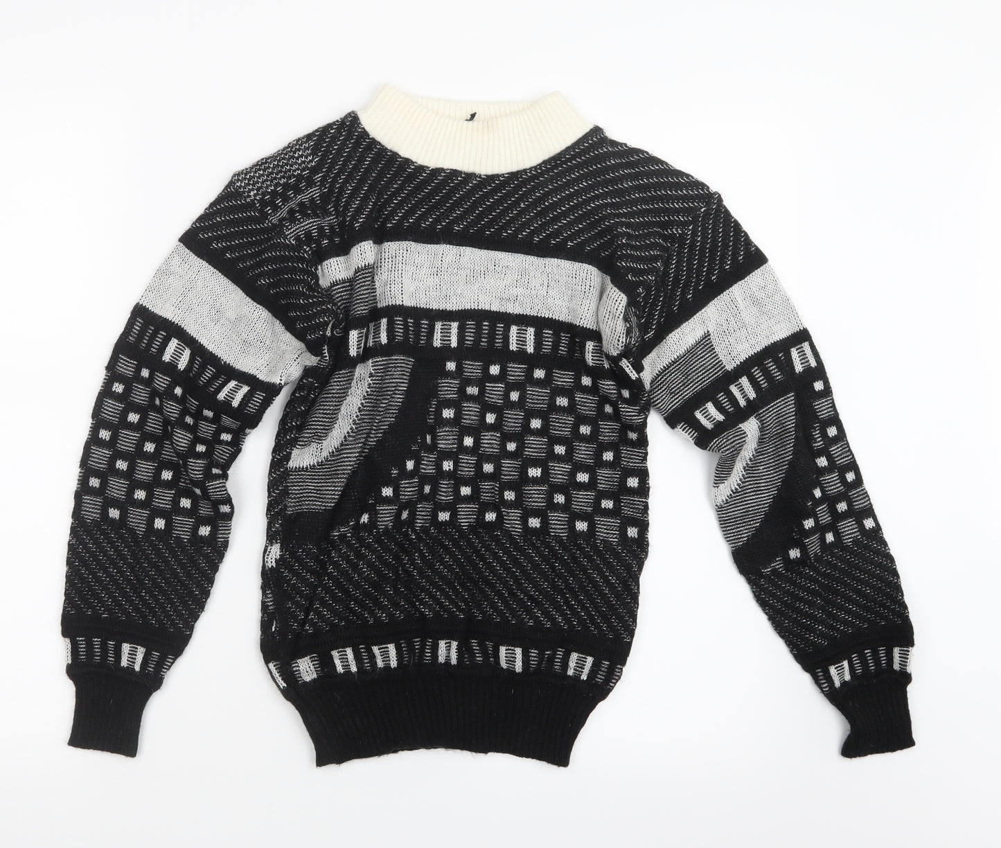 TG  Womens Black  Knit Pullover Jumper Size 12