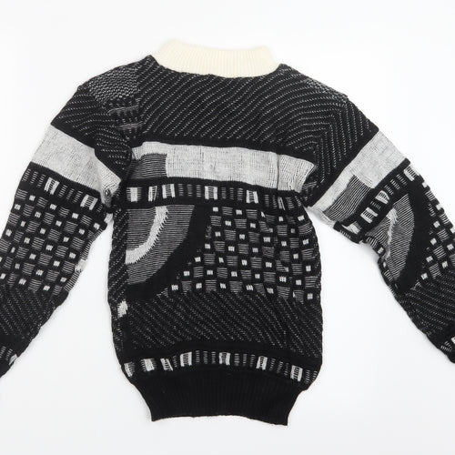 TG  Womens Black  Knit Pullover Jumper Size 12