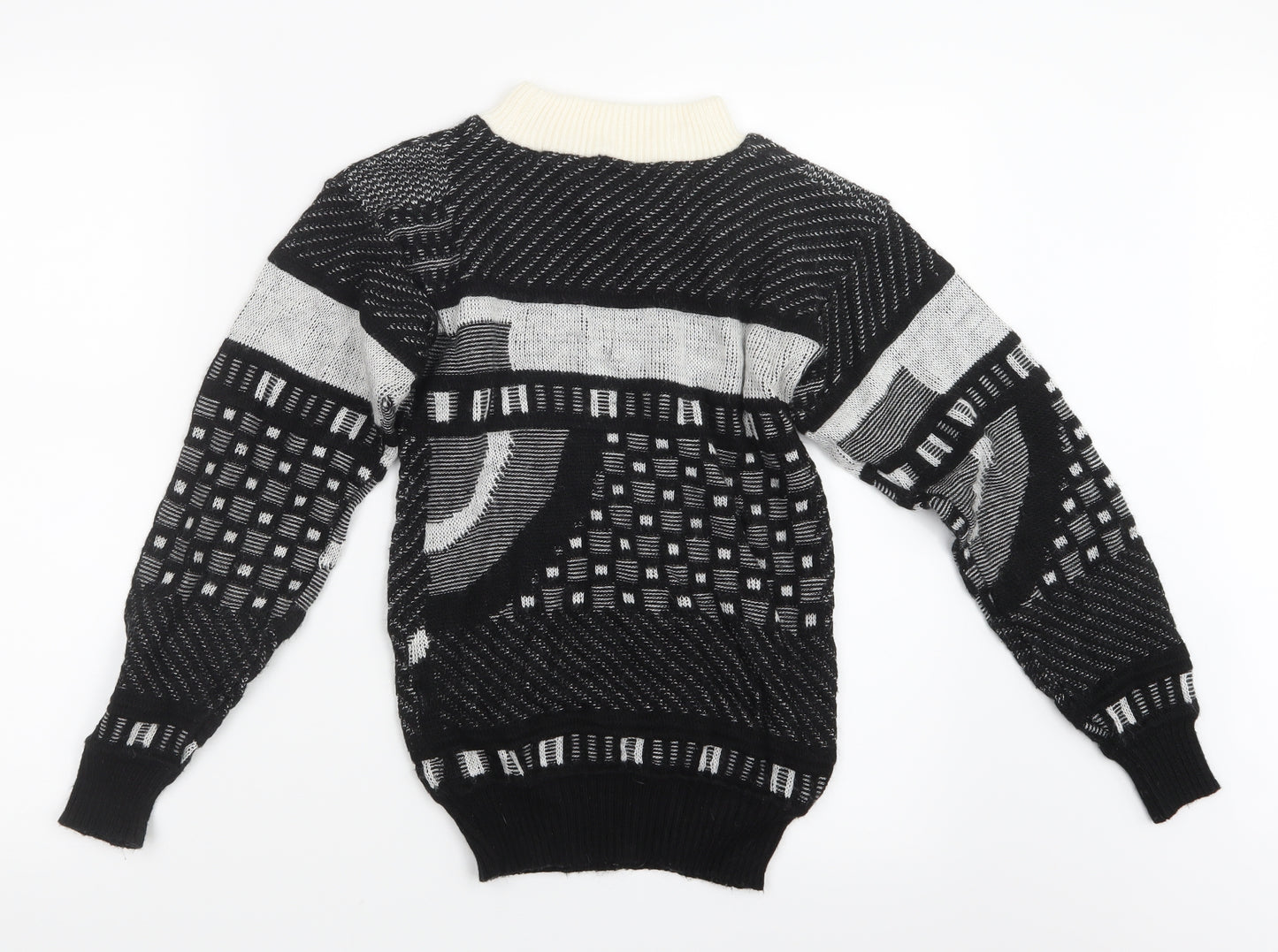 TG  Womens Black  Knit Pullover Jumper Size 12