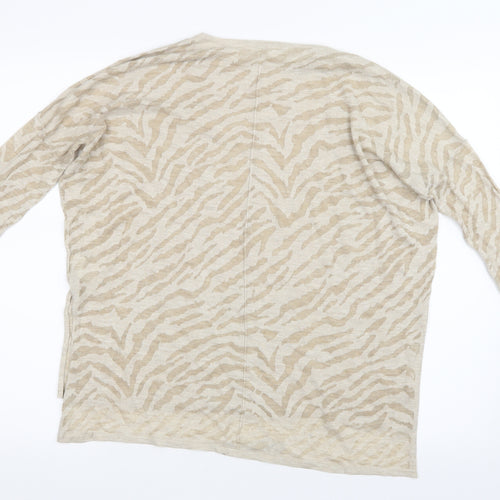 H&M Womens Beige   Basic T-Shirt Size XS