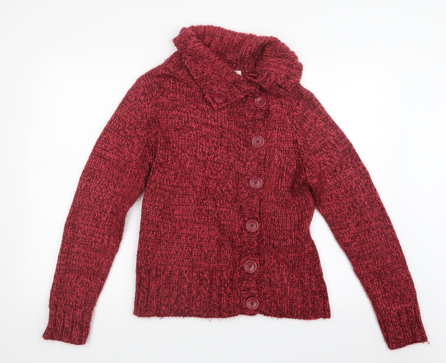 Bay Womens Pink  Knit Cardigan Jumper Size 16