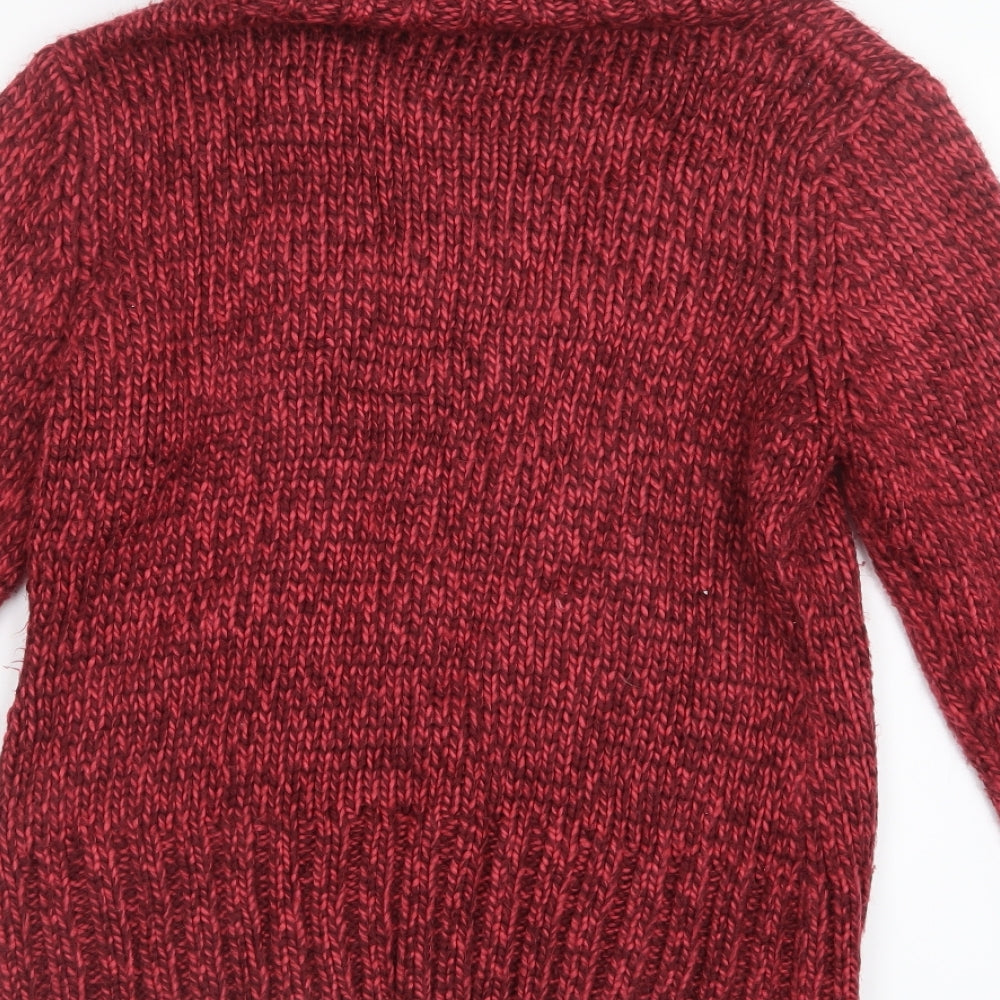 Bay Womens Pink  Knit Cardigan Jumper Size 16