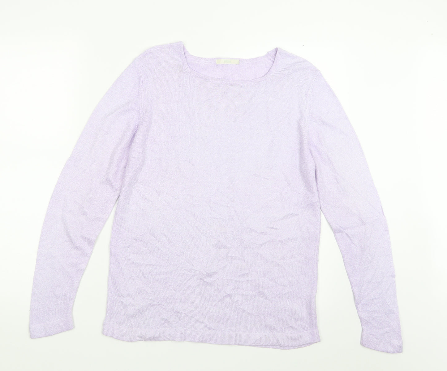 Marks and Spencer Womens Purple  Knit Pullover Jumper Size 10