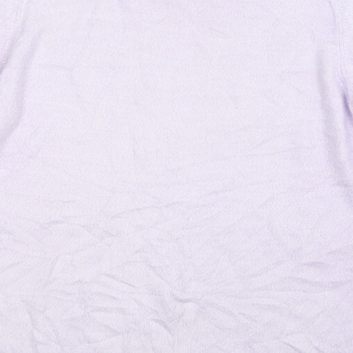 Marks and Spencer Womens Purple  Knit Pullover Jumper Size 10
