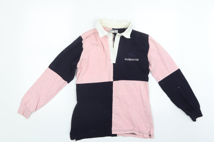 Front Row Womens Pink Pullover Jumper Size S