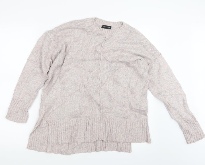 New Look Womens Pink  Knit Pullover Jumper Size S