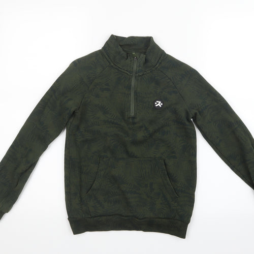 Nutmeg Boys Green Geometric  Pullover Sweatshirt Size 8-9 Years