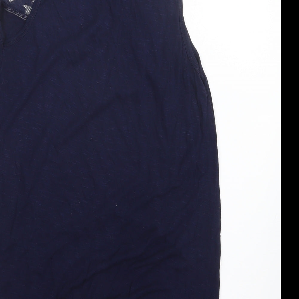 Dorothy Perkins Womens Blue   Basic Tank Size 8