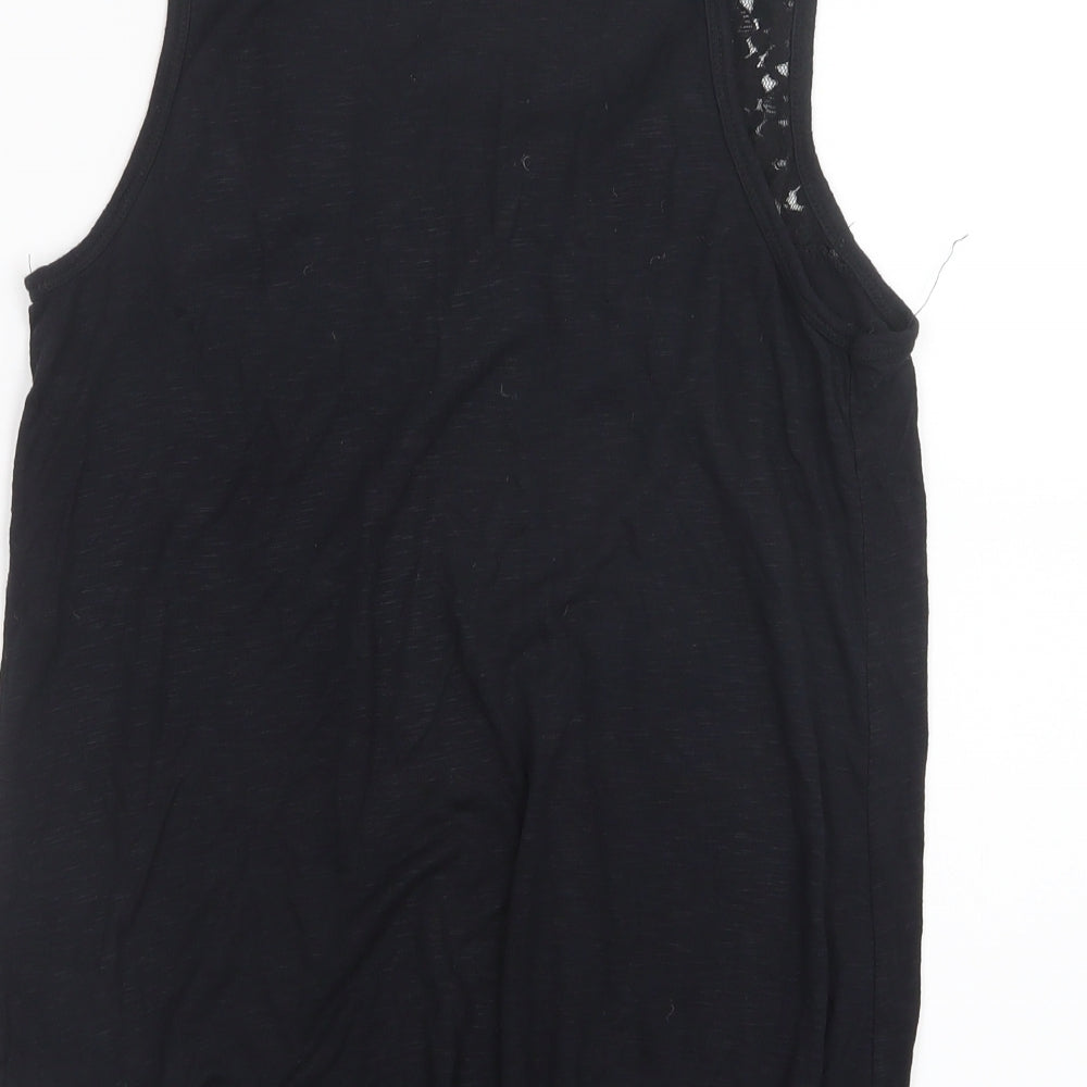 Dorothy Perkins Womens Black   Basic Tank Size 8