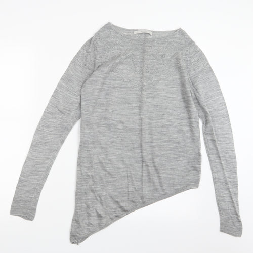 George Womens Grey   Basic T-Shirt Size 8