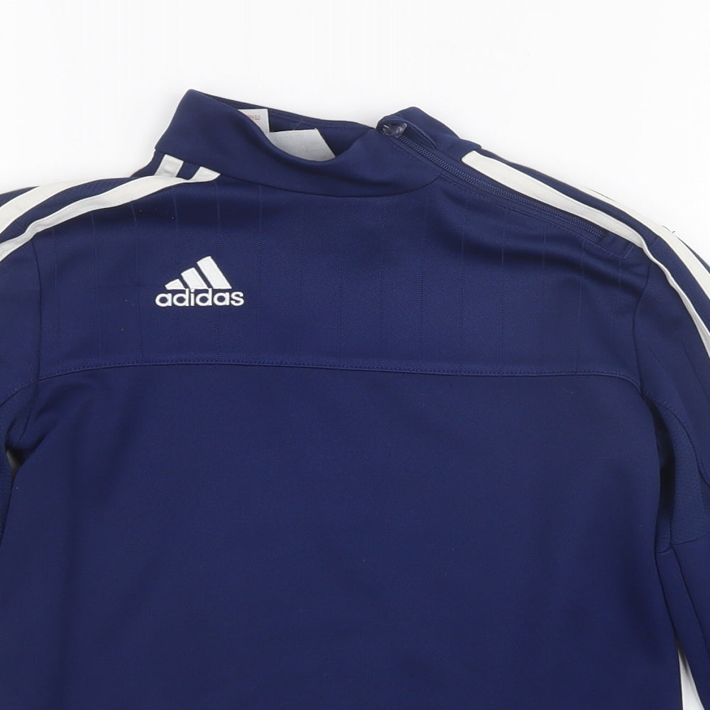 adidas Boys Blue   Jacket  Size 7-8 Years