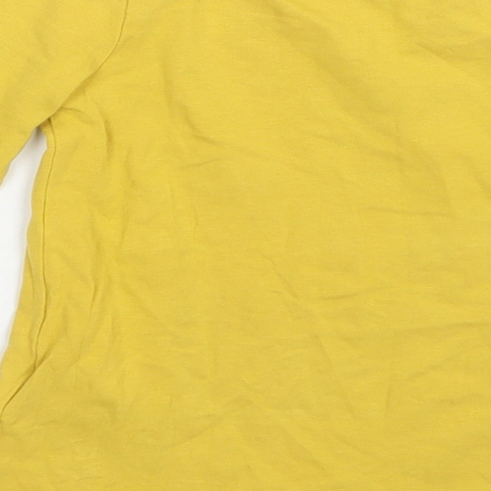 H&M Girls Yellow   Basic T-Shirt Size 3-4 Years
