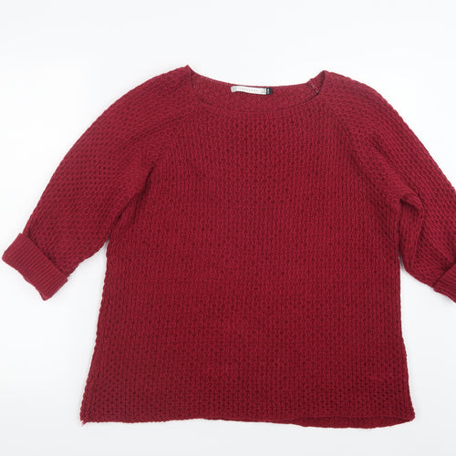 Lakeland Womens Pink  Knit Pullover Jumper Size S