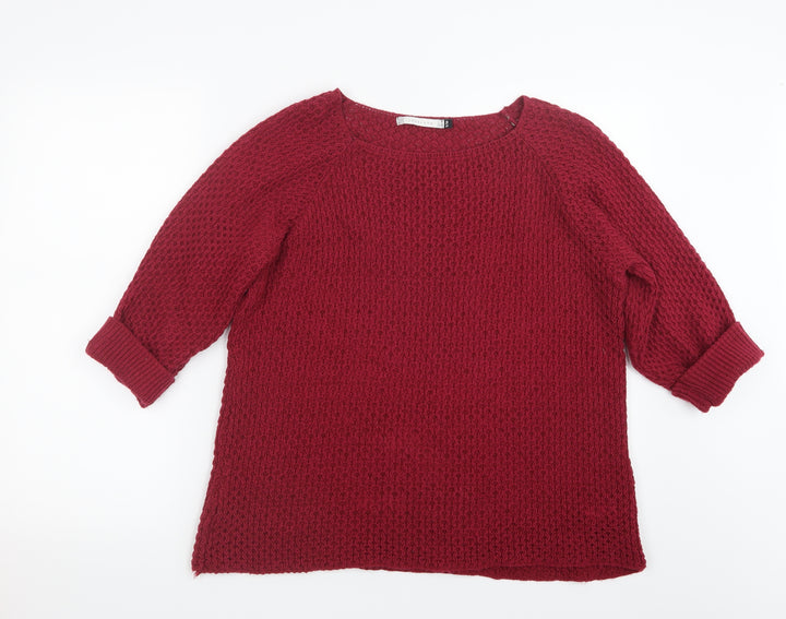 Lakeland Womens Pink  Knit Pullover Jumper Size S