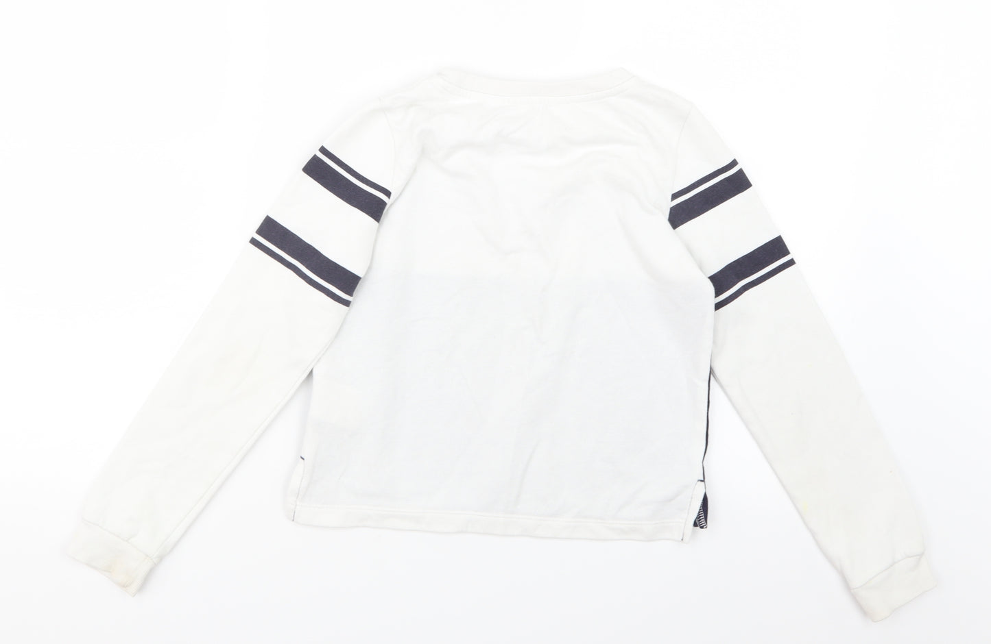 H&M Girls White   Pullover Jumper Size 9-10 Years