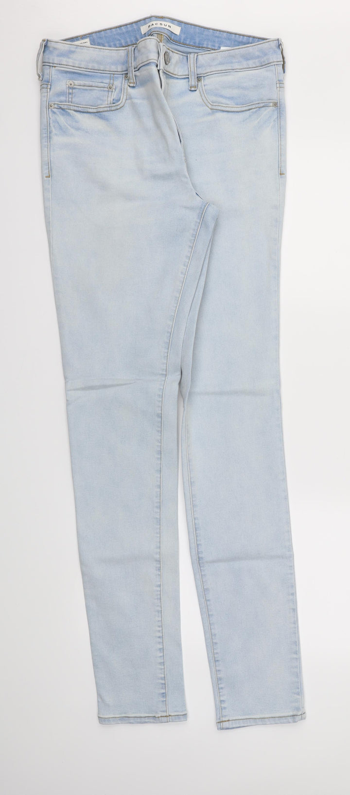 pacsun Womens Blue Skinny Jeans Size 32 L34 in