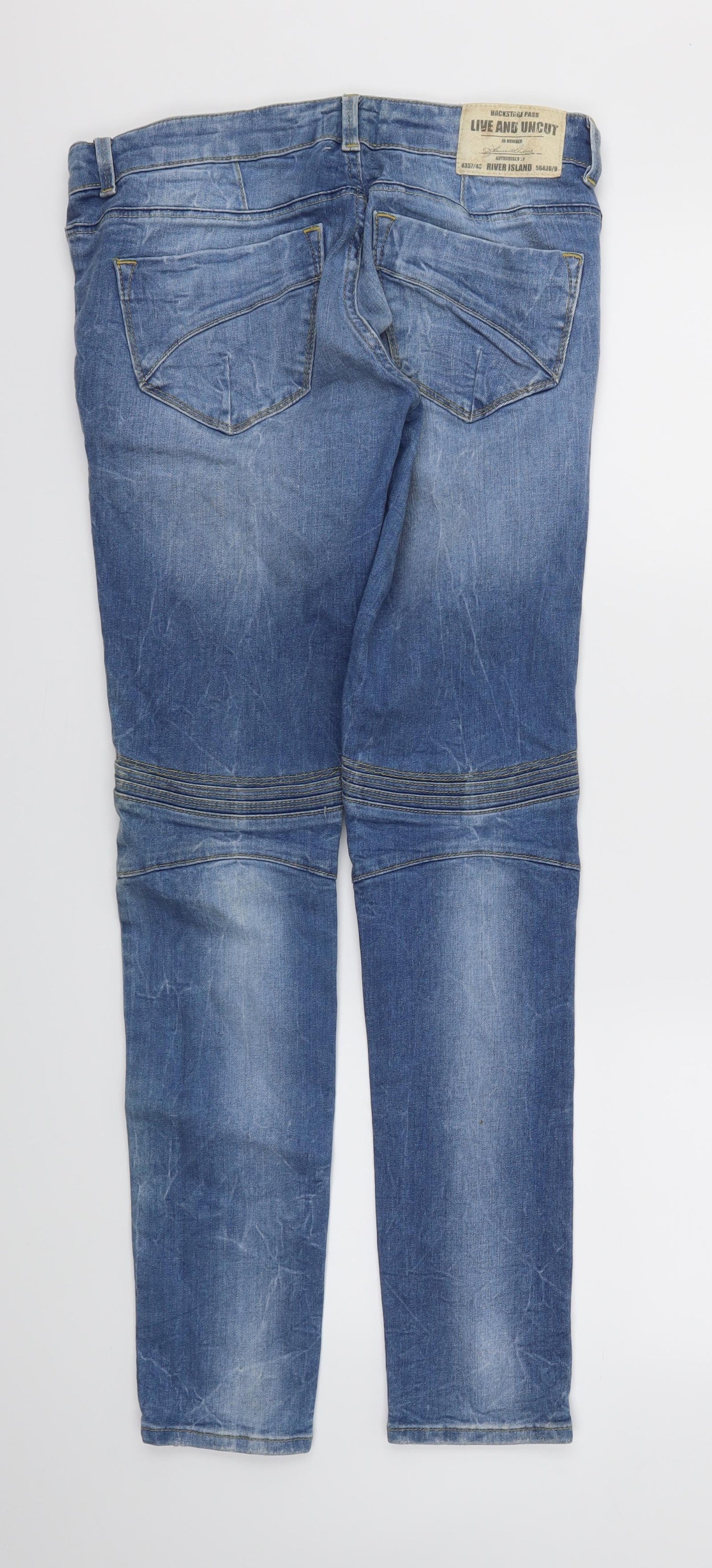 Backstage Mens Blue   Straight Jeans Size 32 L31 in