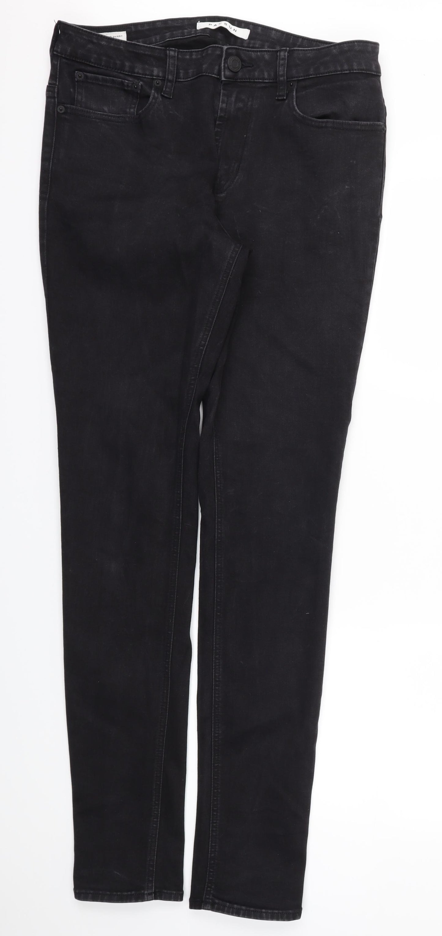 pacsun  Mens Black   Straight Jeans Size 32 L34 in